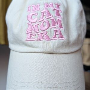 In My Cat Mom Era Baseball Hat Embroidered Adjustable Strapback David&Young NEW